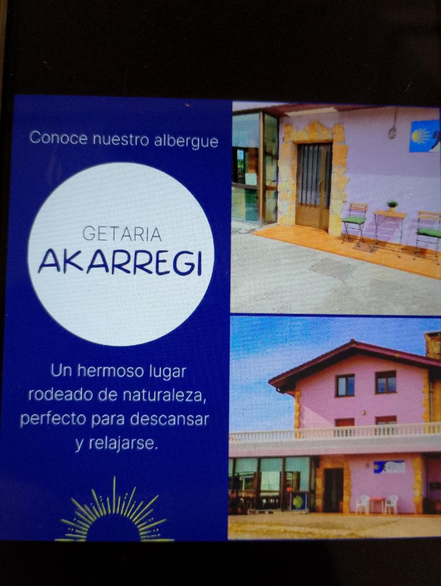 Akarregi-Kanpaia Albergue De Peregrinos Getaria Kültér fotó